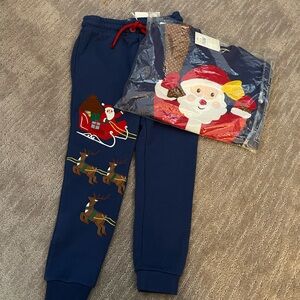Mini Boden Christmas Santa Sweatsuit
